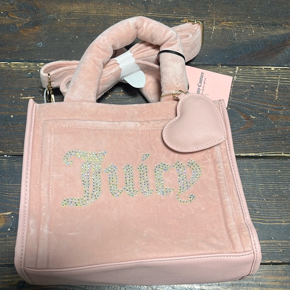 JUCY COUTURE PINK DIAMOND BIG SPENDER MINI TOTE - PINK